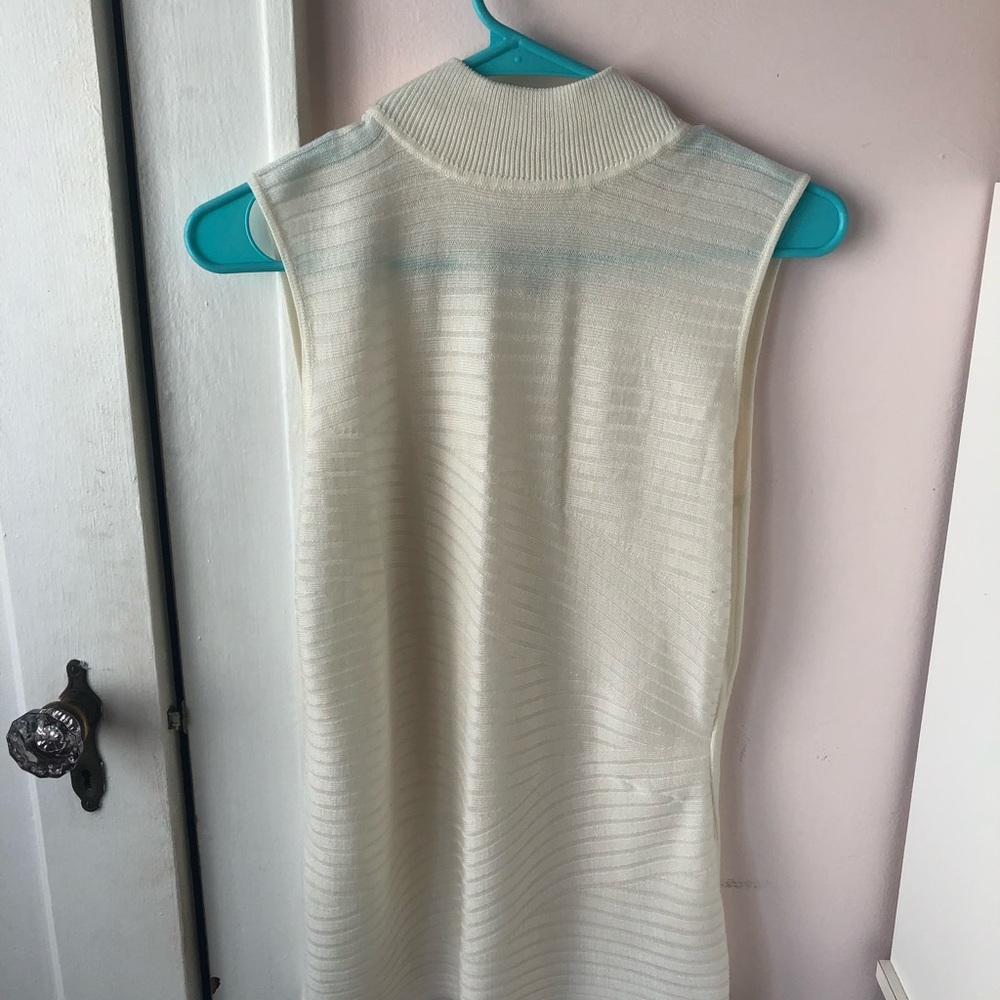 Dana Buchman Cream Halter Top